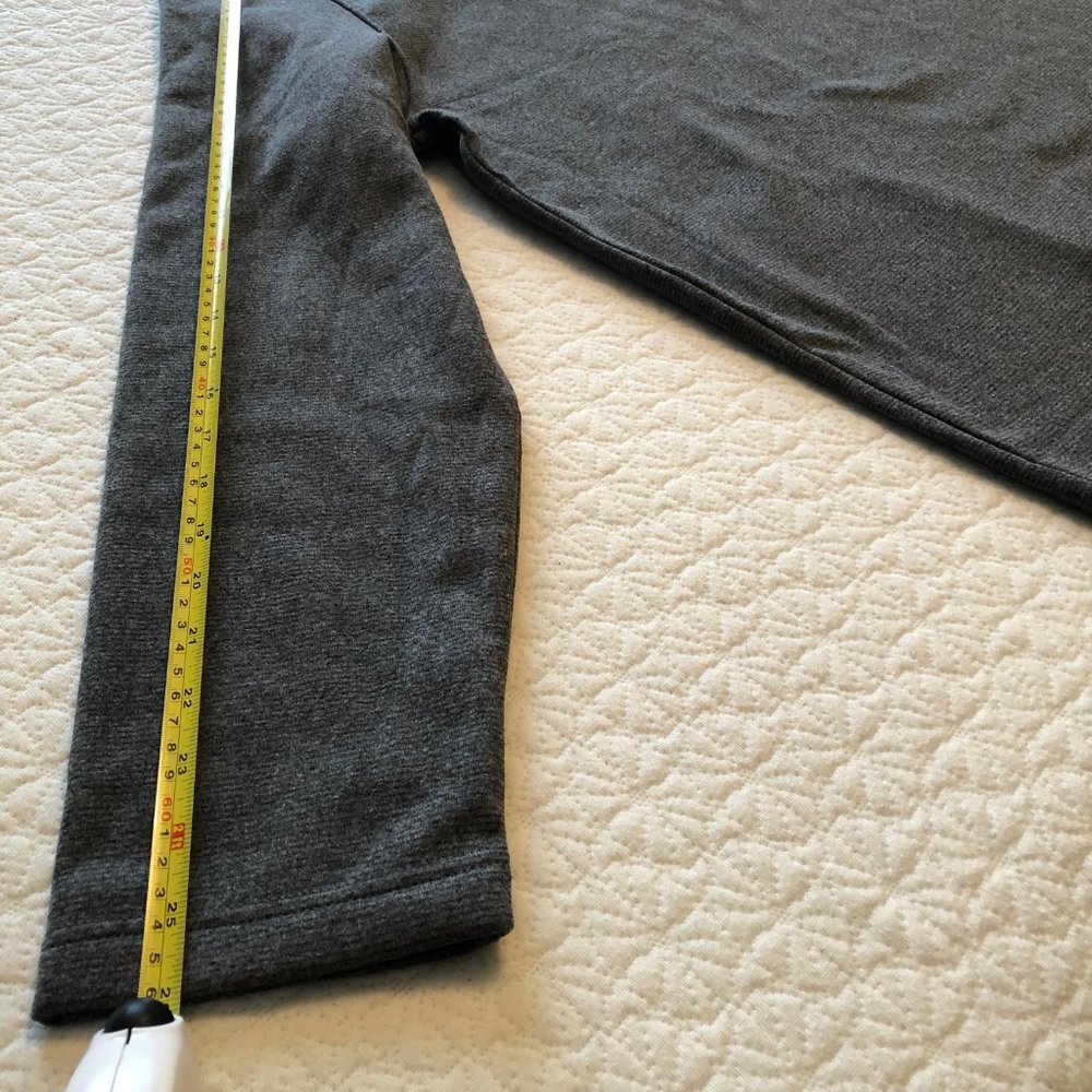 Izod Men's Golf 1/4 Zip Knitted Pullover Sweater Gray Size XL - Picture 8 of 8
